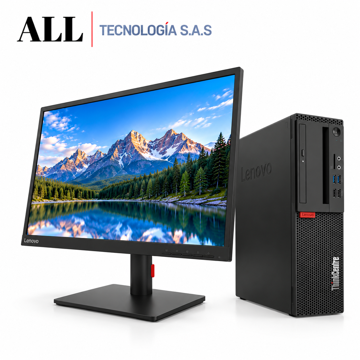 LENOVO THINKCENTRE M720S CON MONITOR - Imagen 2